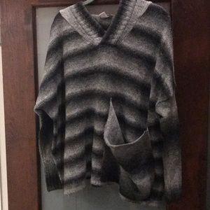 Oversized hooded sweater